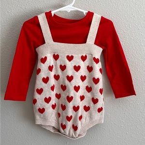 Valentines Cat & Jack two piece